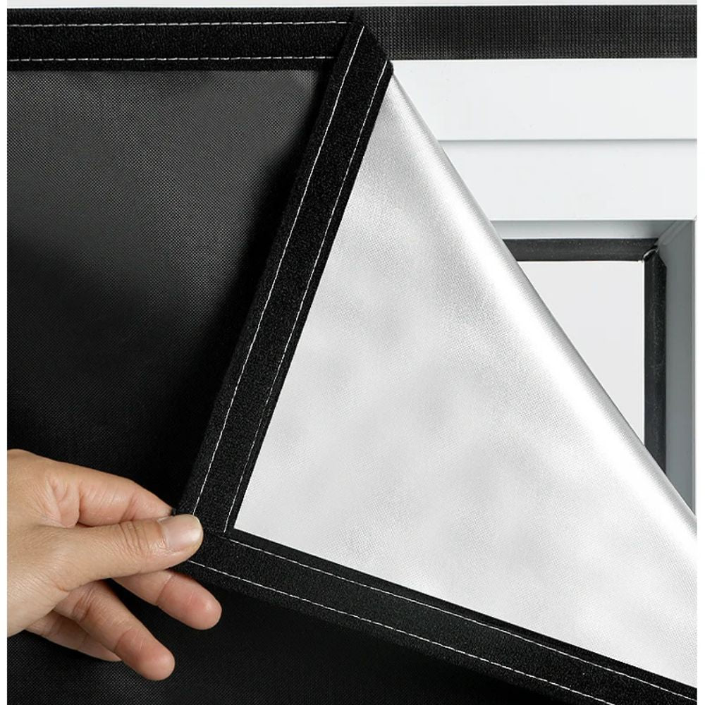 Blackout Window Shade with Adhesive Backing for Sun Blocking