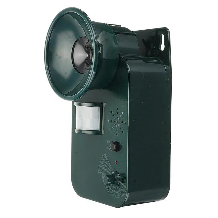 Animal Repeller Ultrasonic Outdoor Cordless 9V DC 5000 Sq Ft Coverage