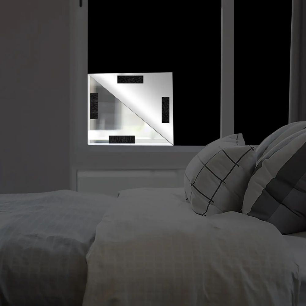 Blackout Window Shade with Adhesive Backing for Sun Blocking
