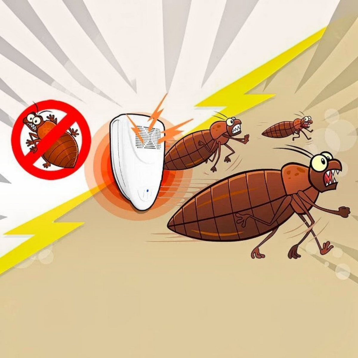 Ultrasonic Bed Bug Repeller - Get Rid Of Bed Bug In 48 Hours