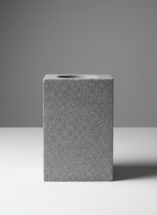 Gray Stone Vase