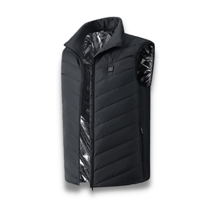 Thermal Heated Vest with Three Carbon Fiber Zones and 12 Hour Runtime for Cold Weather
