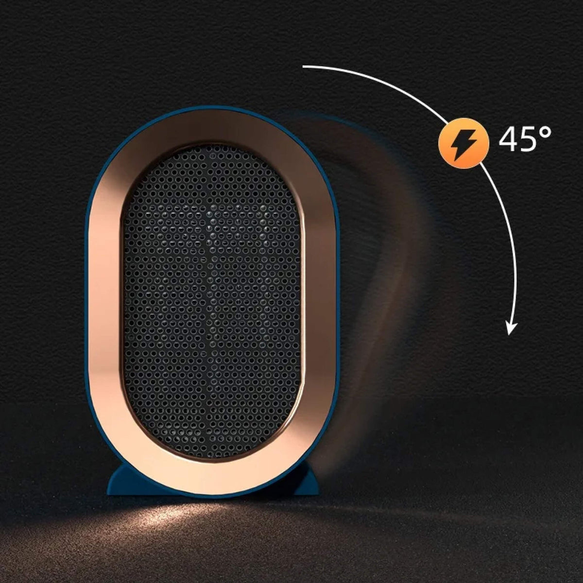 Portable Electric Heater with Programmable Timer and Anti Tilt Safety Switch for 20 Square Meters