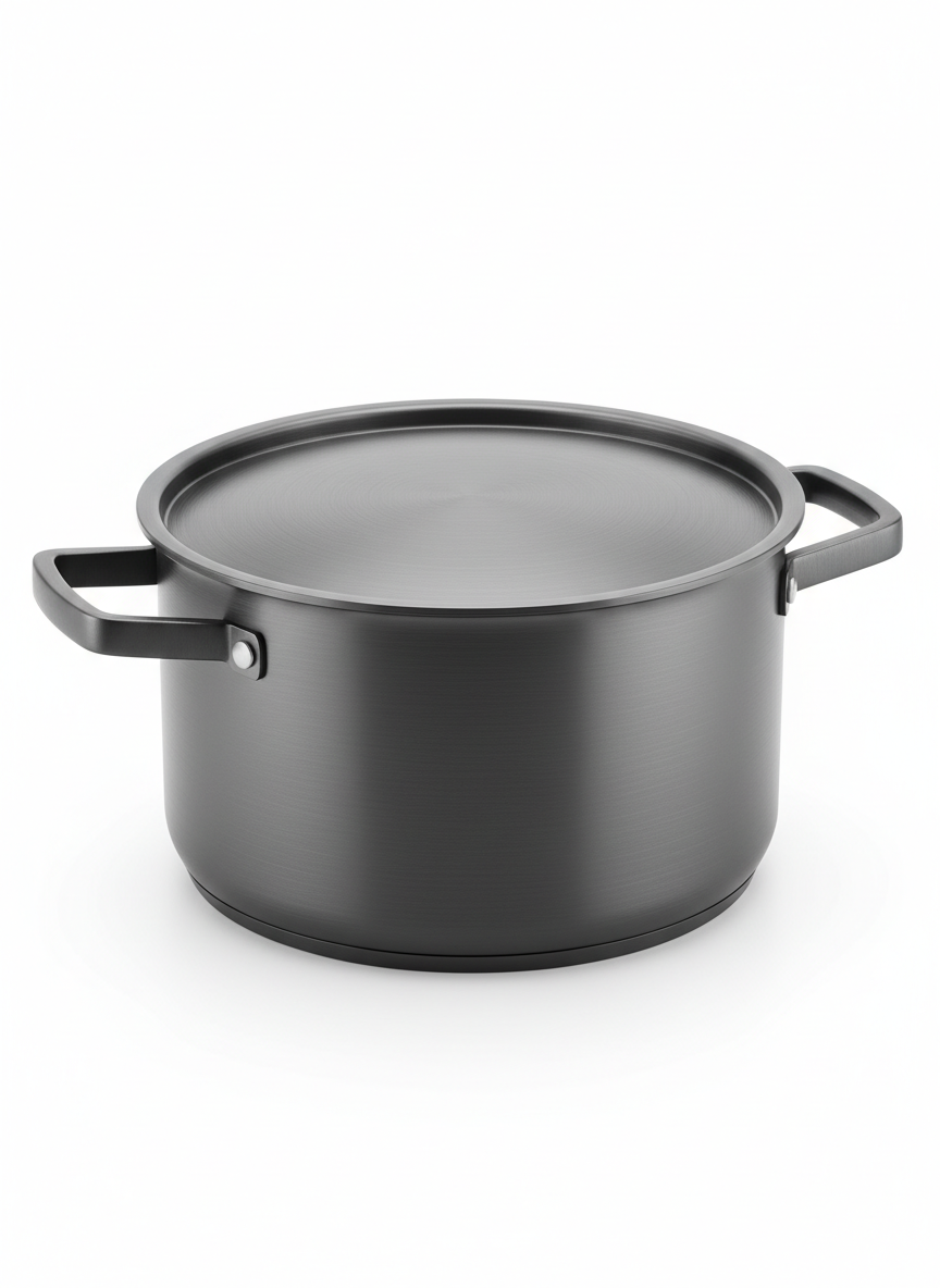 Gray Stock Pot Cookware