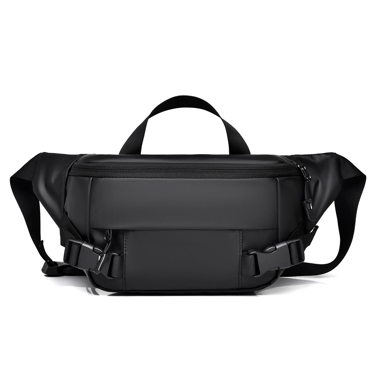 Crossbody Travel Bag with Rain Protection and Zippered Compartments, Adjustable Strap