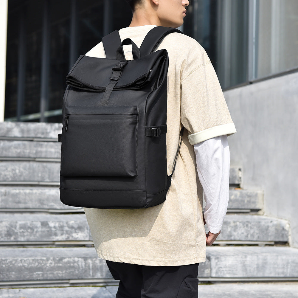 Laptop Rucksack with Waterproof Fabric and Adjustable Padded Straps for Commuting