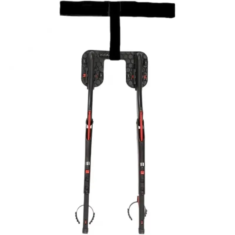 Waist-Mounted Seat with Rubber Foot Mat and Adjustable Belt for Outdoor Activities