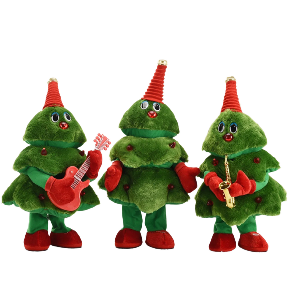 Animated Christmas Tree with Music and Dancing Motion, Tabletop Size