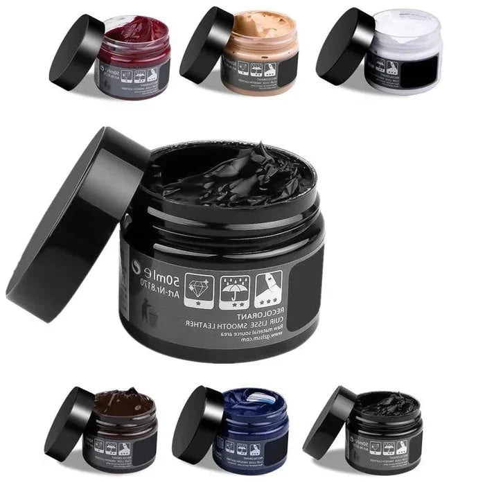 Leather Repair Gel with Color Matching Formula and Surface Blending for Upholstery