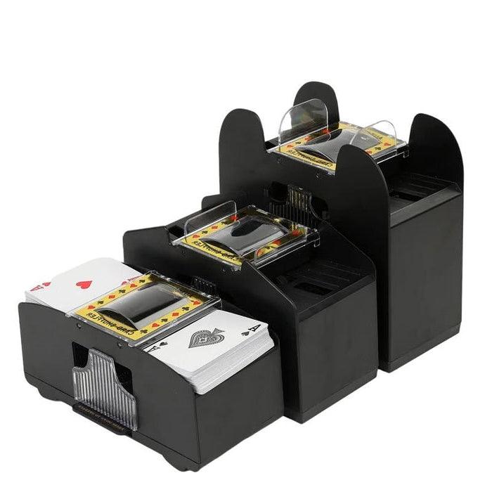 Automatic Card Shuffler for Standard and Bridge Decks with Battery and Cable Power