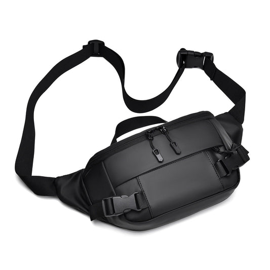 Crossbody Travel Bag with Rain Protection and Zippered Compartments, Adjustable Strap