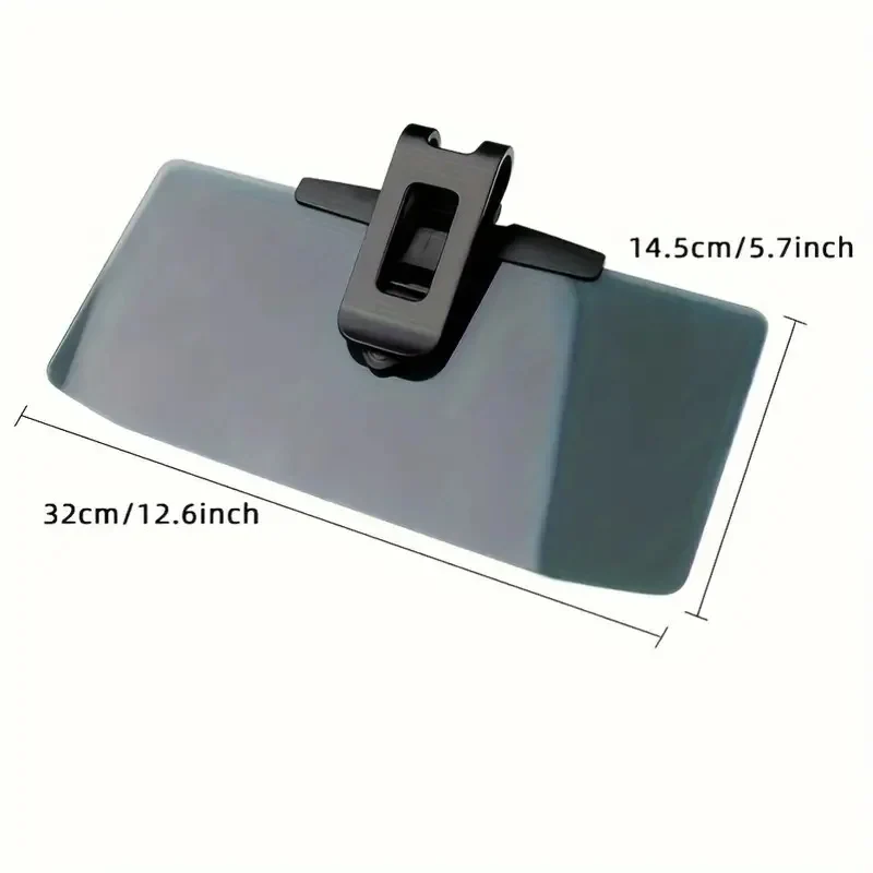 Anti Glare Car Sun Visor Extender with Polarized Lens and 180 Degree Adjustment for Driver and Passenger