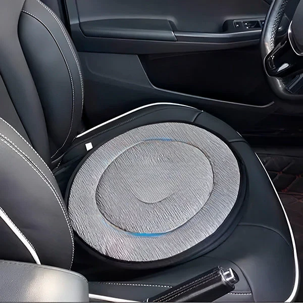 Swivel Seat Cushion with 360-Degree Rotation and Breathable Foam Core