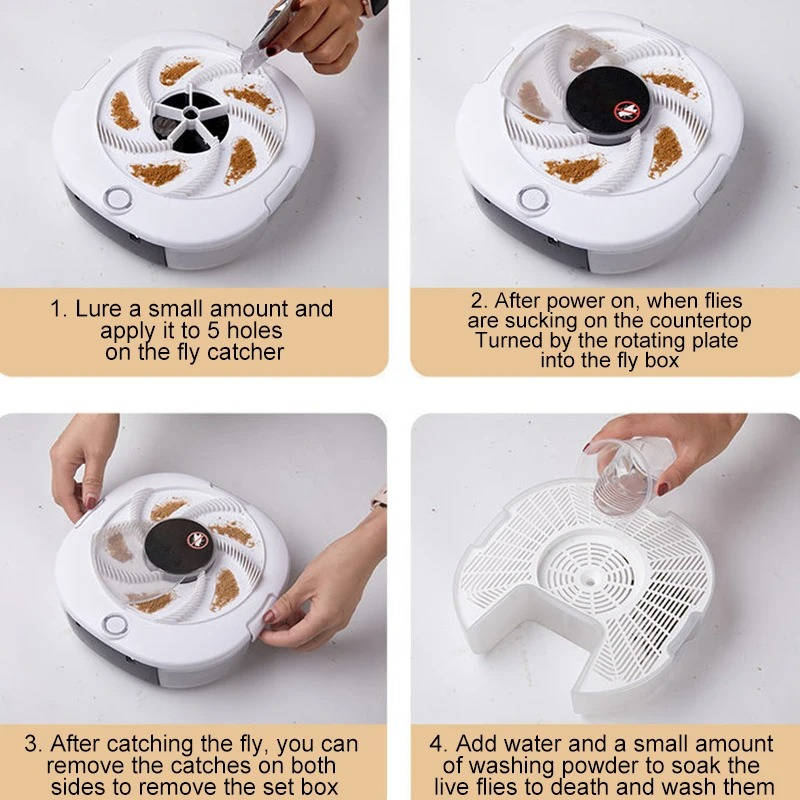 Fly Trap Electric Insect Catcher Device for Houseflies