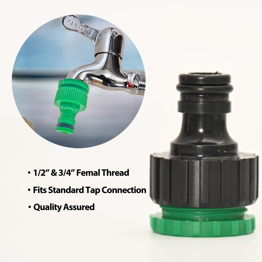Drip Irrigation System with Automatic Timer for Gardens
