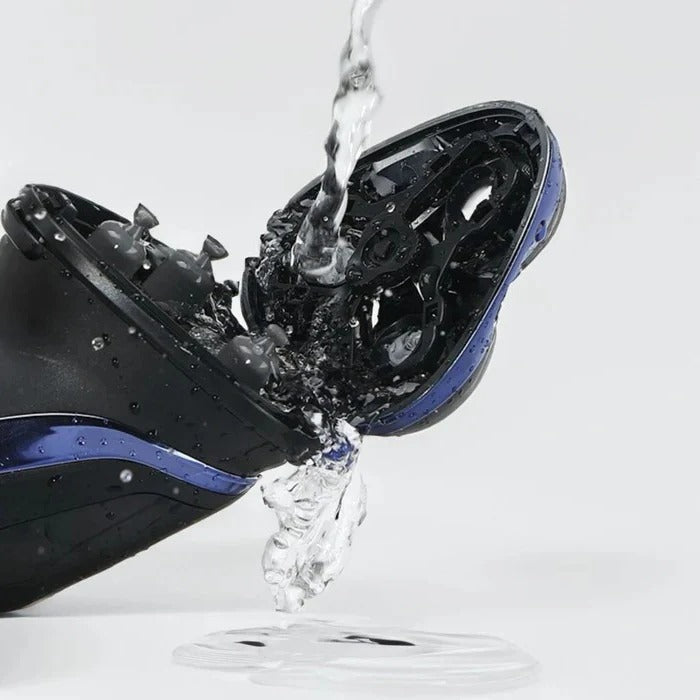 Rotary Electric Shaver with 3 Pivoting Heads and Built In Trimmer
