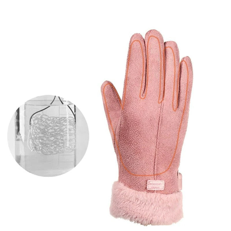 Electric Heated Gloves with Touchscreen Fingers and 5000mAh Battery Pack