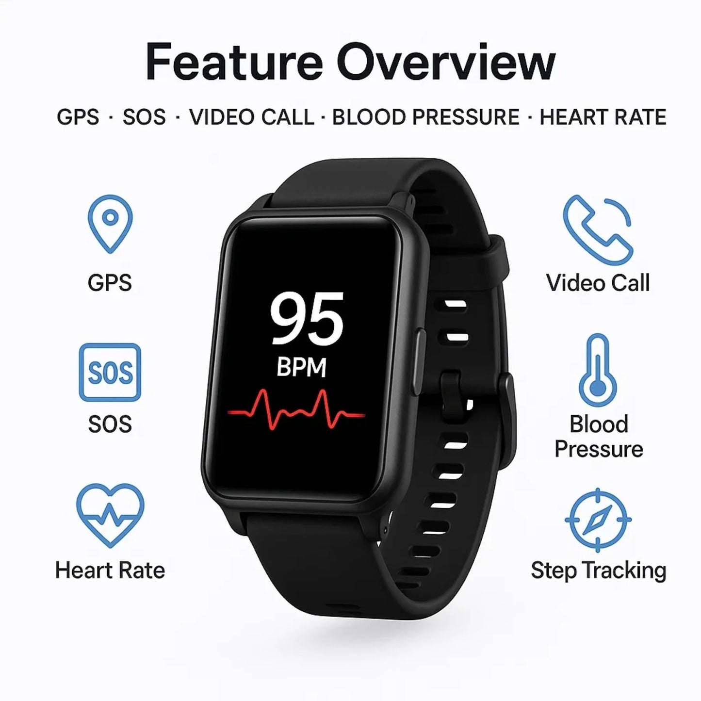 Smartwatch with Fall Detection for Seniors