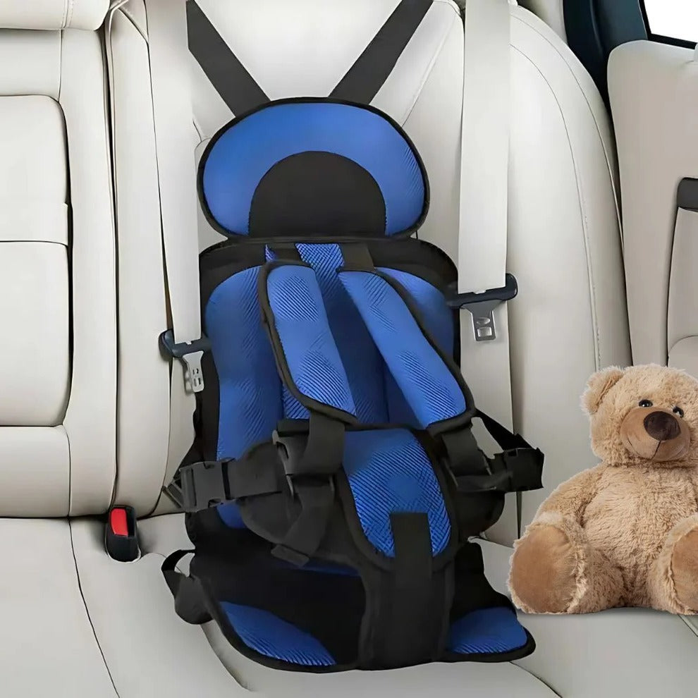 Booster Seat Cushion for Kids with Five Point Harness and Mesh Panel
