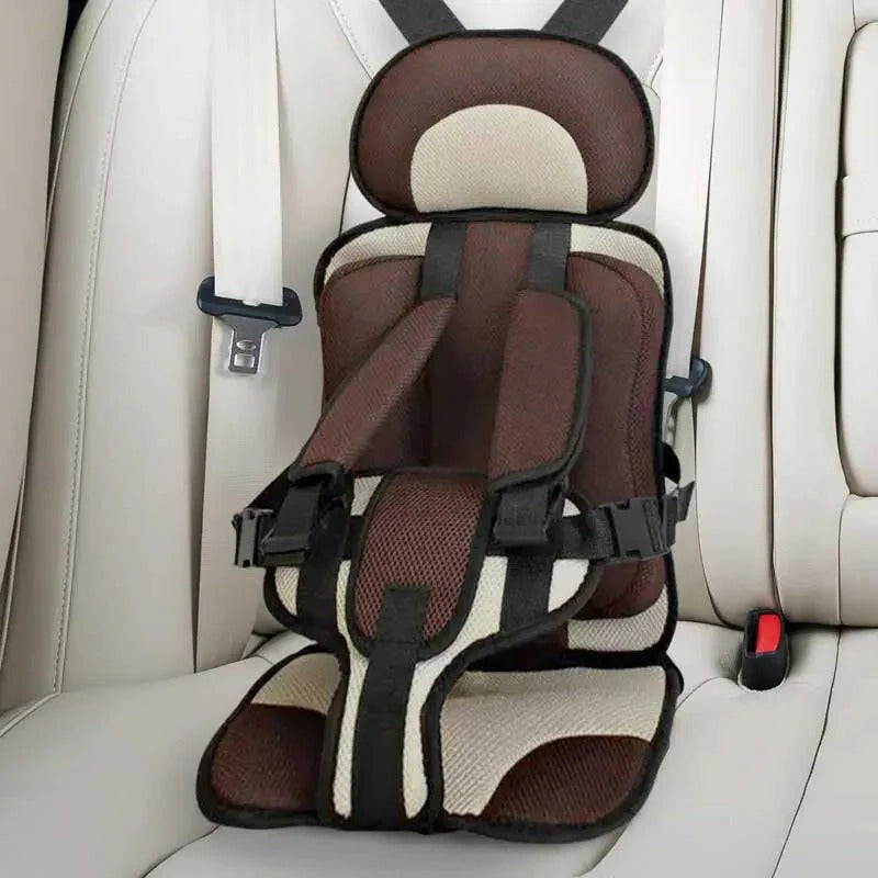 Booster Seat Cushion for Kids with Five Point Harness and Mesh Panel