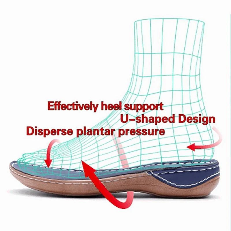 Women’s Breathable Slip-On Flats with Wide Toe Design