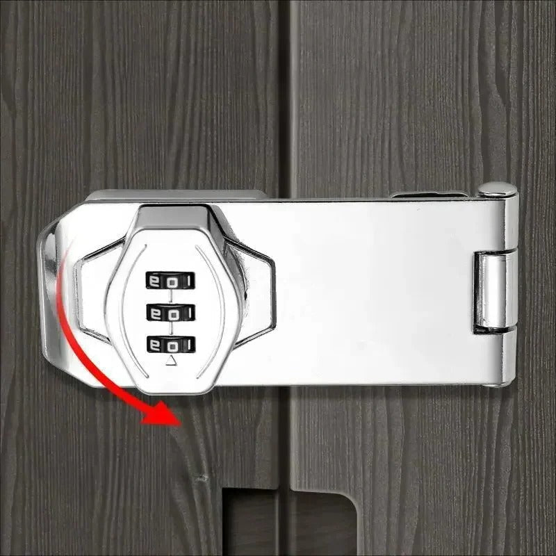 Keyless Cabinet Lock with 3 Digit Combination Dials for Drawers and Lockers