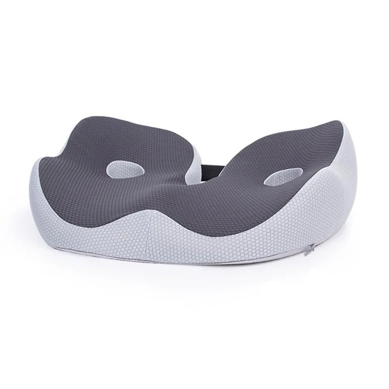 Seat Cushion with Adjustable Memory Foam for Sit Bone Relief