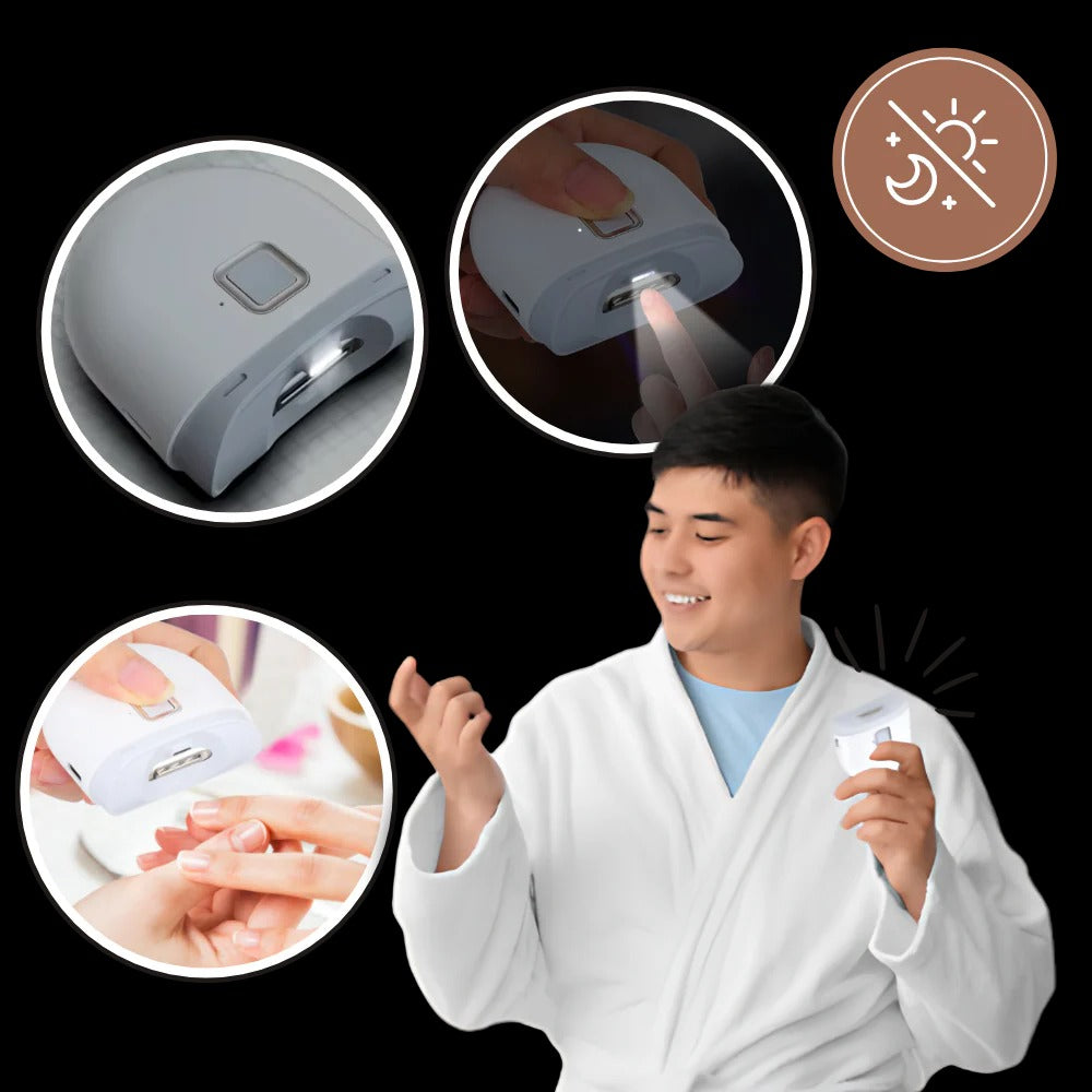 Electric Nail Clipper With Dual Speed Settings For Grooming