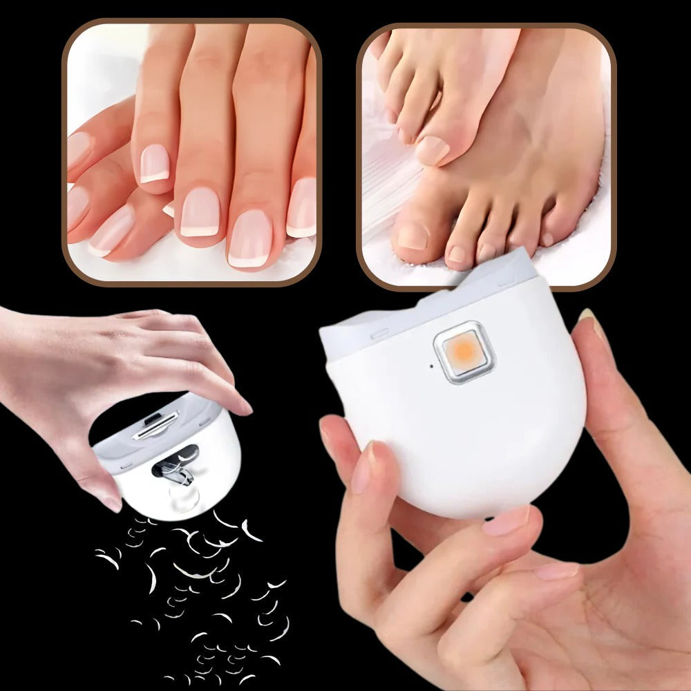 Electric Nail Clipper With Dual Speed Settings For Grooming