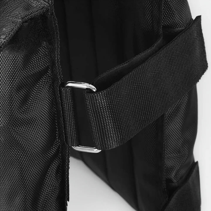 Adjustable Weighted Vest Up to 110 Pounds with Removable Sand Pouches for Home Workouts