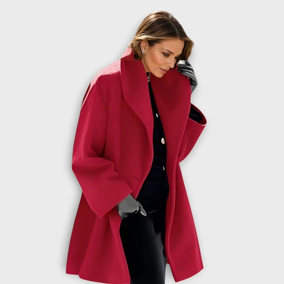 Coat With Windproof Design For Women