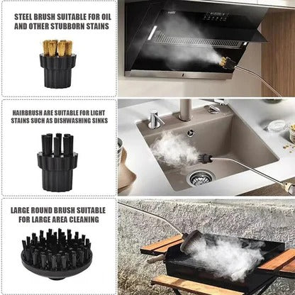Steam Cleaning Tool With High Pressure Output For Surfaces