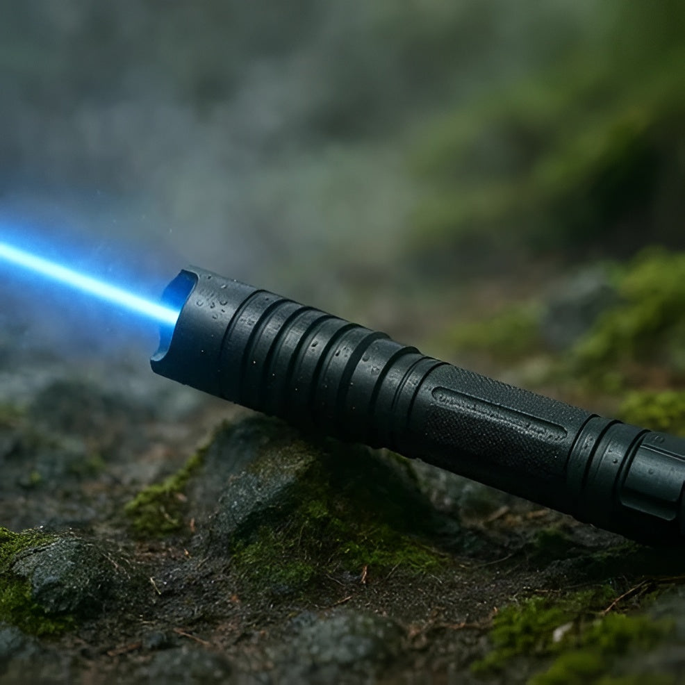 Laser Flashlight With Tactical Design