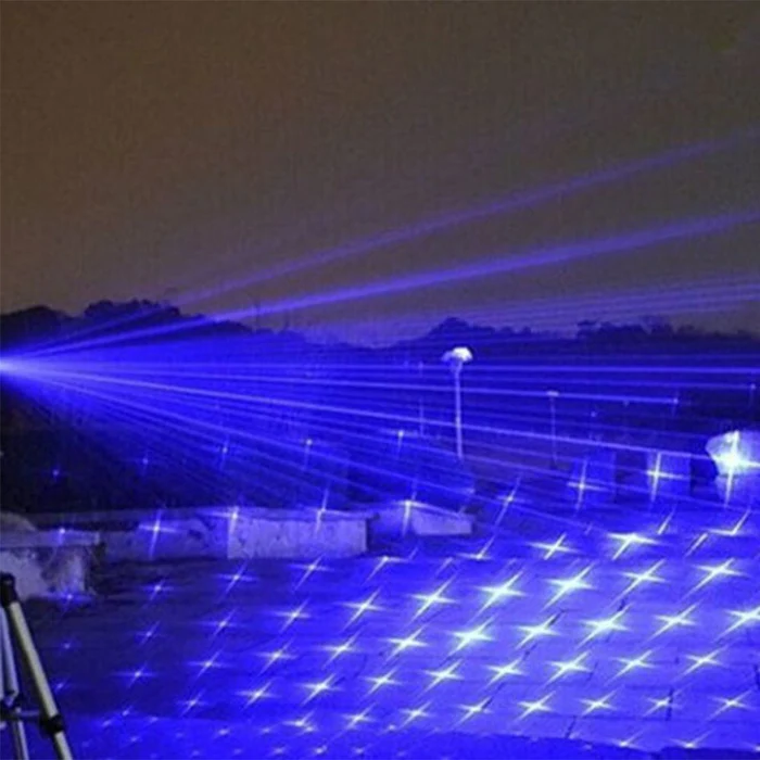 Laser Flashlight with Blue Beam for Handheld Use