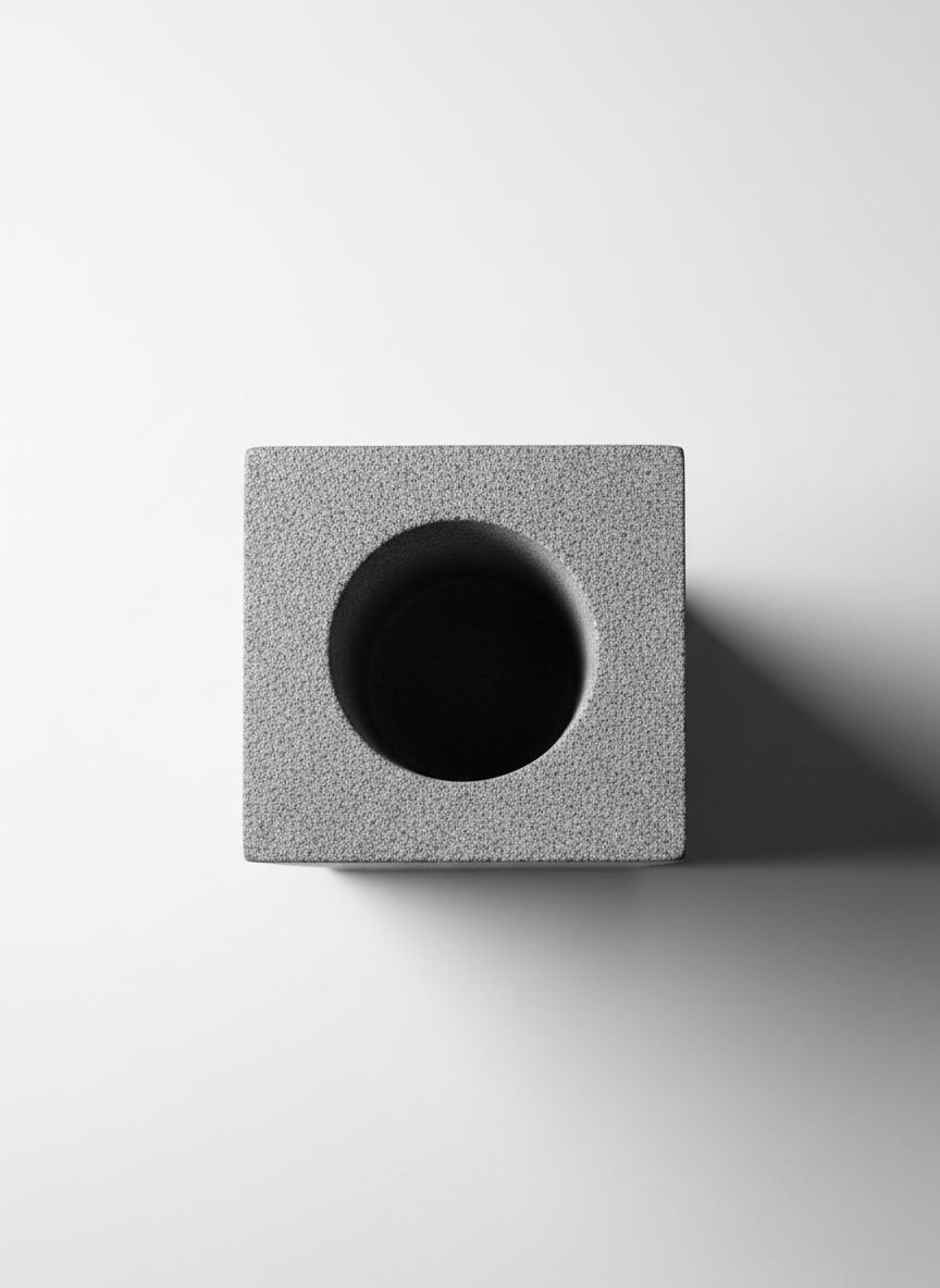 Gray Stone Vase