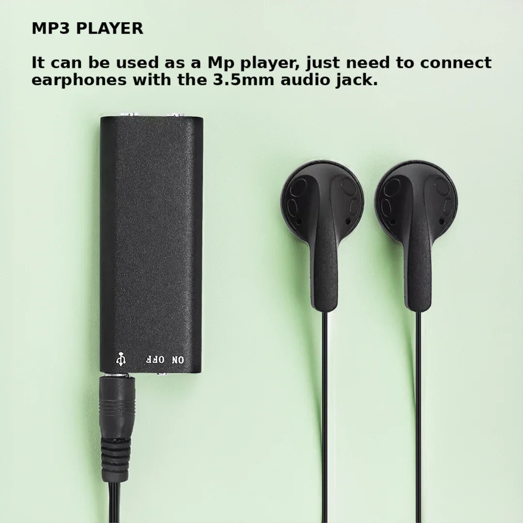 Audio Recorder Mini With Voice Activation
