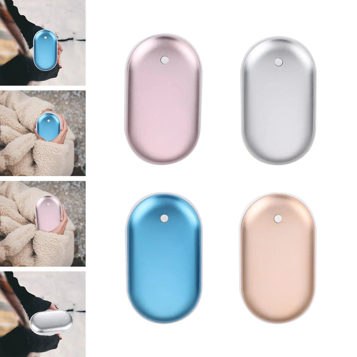 Portable Hand Warmer with Adjustable Heat Levels and 5000mAh Battery