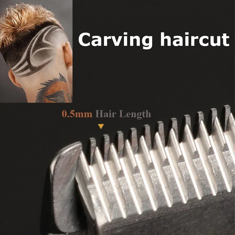 Professional Hair Clippers for men gold Set | Gold Hair Clippers Cordless