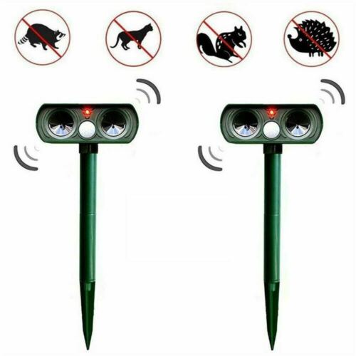 Animal Repeller with Solar Power and Infrared Sensor