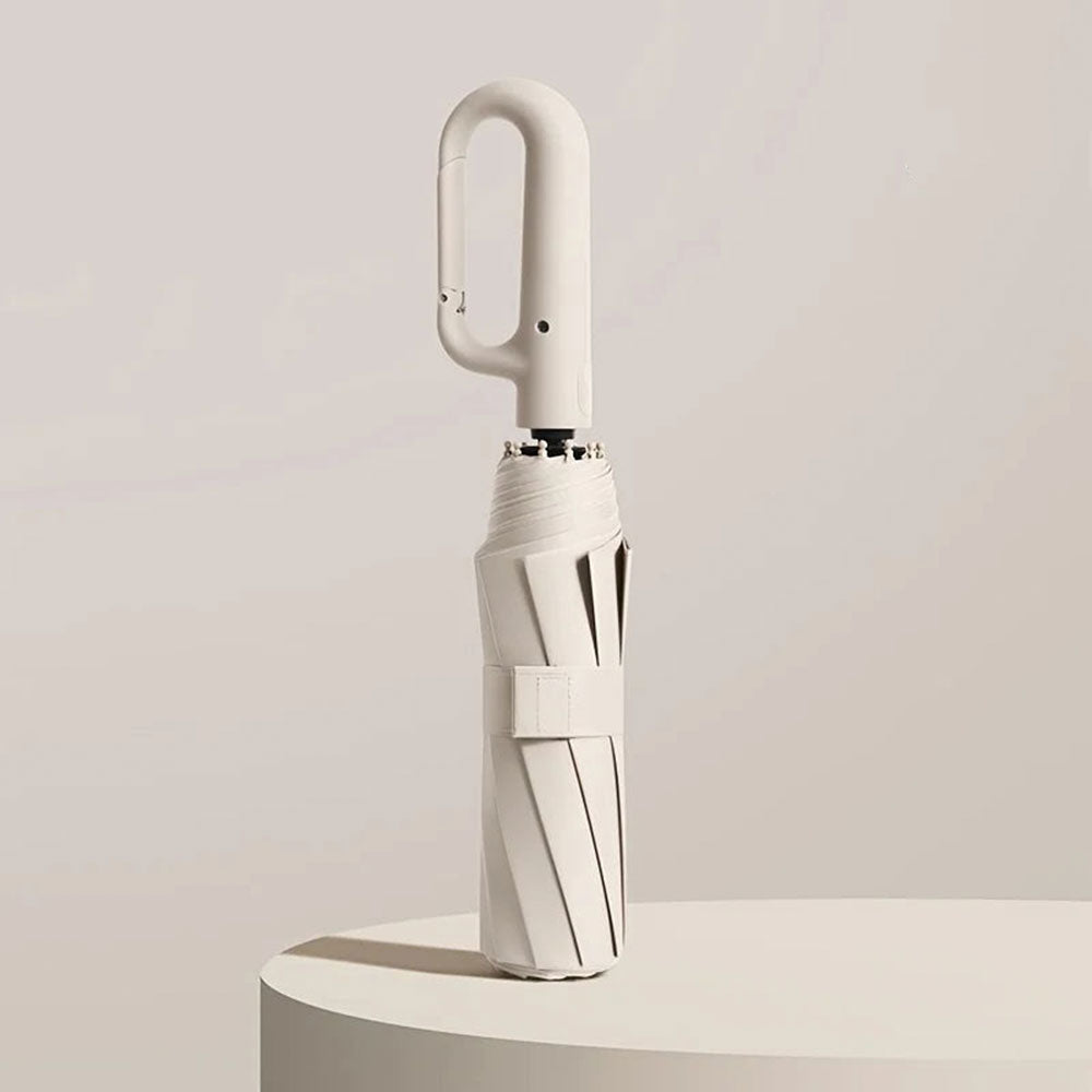 Compact Automatic Umbrella with Reinforced Frame and UPF 50 Plus Canopy in 5 Colors