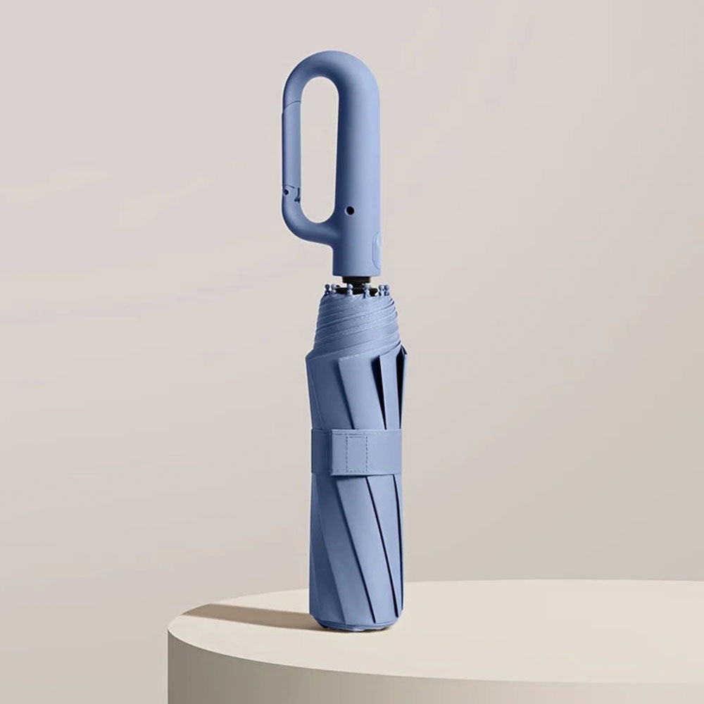 Compact Automatic Umbrella with Reinforced Frame and UPF 50 Plus Canopy in 5 Colors