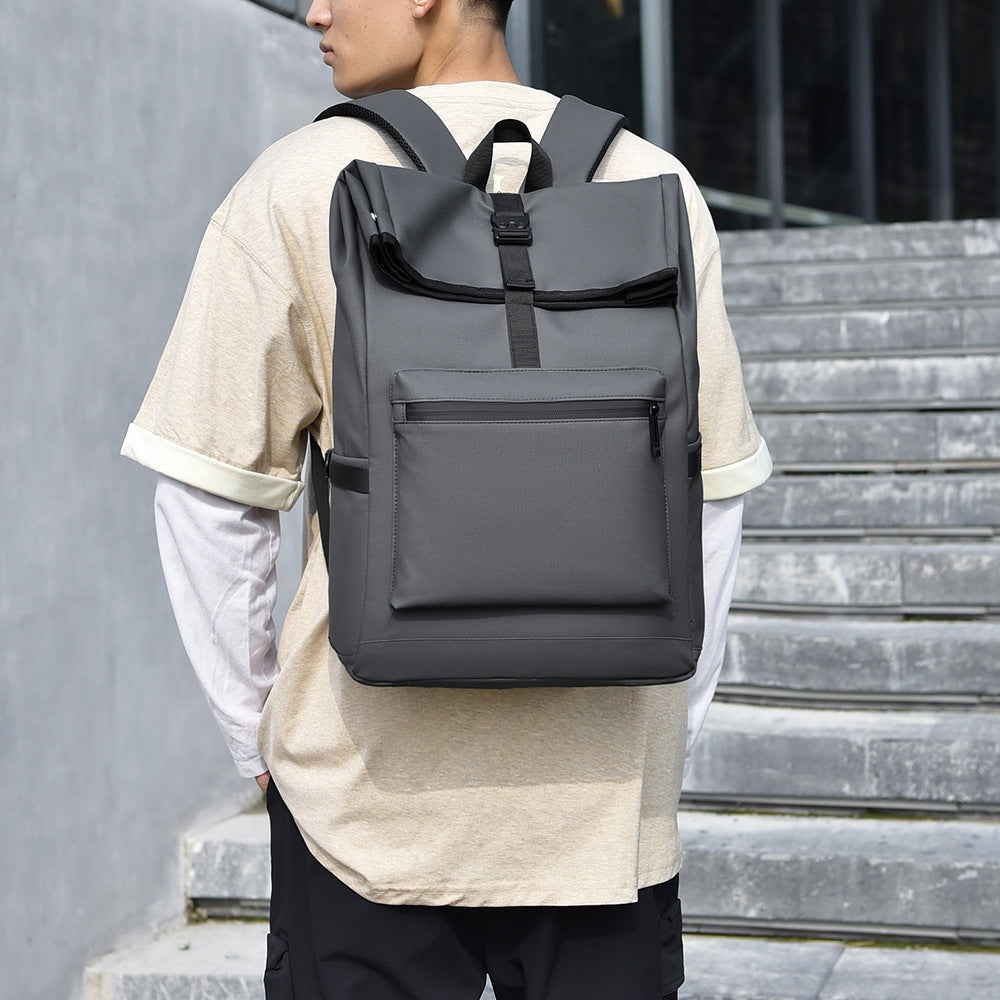Laptop Rucksack with Waterproof Fabric and Adjustable Padded Straps for Commuting