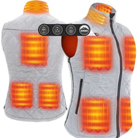Women Electric Heated Thermal Vest with Adjustable Sizing and Temperature Control
