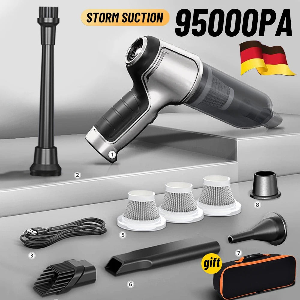Car Vacuum Cleaner Cordless for Auto Detailing and Upholstery