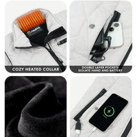 Women Electric Heated Thermal Vest with Adjustable Sizing and Temperature Control
