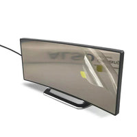 Curved Screen Digital Alarm Clock with Large Number Display and Night Dimmer