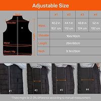 USB Thermal Heated Vest with Detachable Hood for Outdoor Cold Weather
