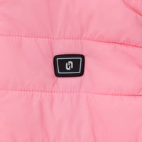 Girls Electric Heated Puffer Vest with Rechargeable Battery Pack and Zipper Pockets