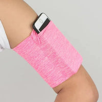 Elastic Arm Sleeve Phone Holder with Zipper Pocket for Running and Workout