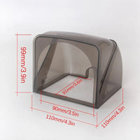Plastic Cover for Outdoor Electric Car Charging Sockets That Slips Over 86 Type Wall Boxes